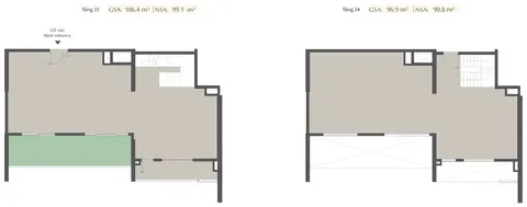 Bản vẽ căn Penthouse Duplex của chủ đầu tư