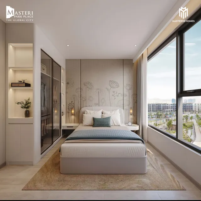 Phối cảnh phòng ngủ căn 3 phòng ngủ